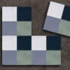mosaico hidraulico simple clasico damero