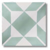 mosaico hidraulico simple clasico turquesa