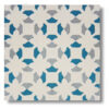 mosaico hidráulico arabesco azul