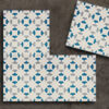 mosaico hidráulico arabesco azul
