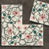 mosaico hidraulico vintage floral rosas