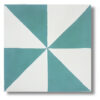 suelo hidráulico geometrico turquesa triangulos