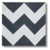 suelo hidráulico blanco y negro zig-zag