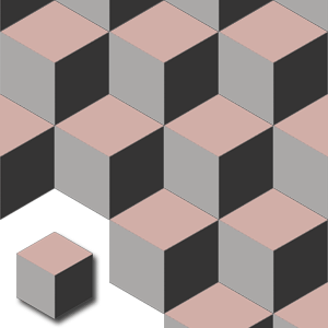 Ref: XH20001 Hexagonal encaustic tile