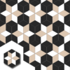 Ref: XH20006 Baldosas hidráulicas Hexagonal - Imagen 4