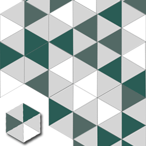 Ref: XH20008 Hexagonal cement tiles