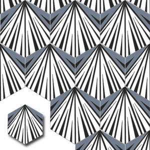Ref: XH20014 Sechseckiges zementfliesen mosaik