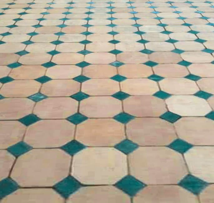 zellige terracotta flooring