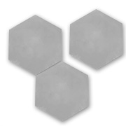 baldosa gris hexagonal
