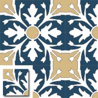 Ref: SQ20015 Encaustic tile patterns