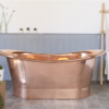 Bañera de cobre estilo tradicional