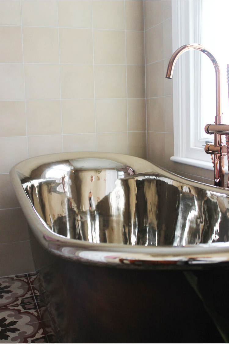 Handmade copper baths- Katniss