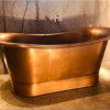 Copper bathtubs in aged finish- Freyja