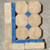 zllige begmat barro cocido suelos color azul cielo