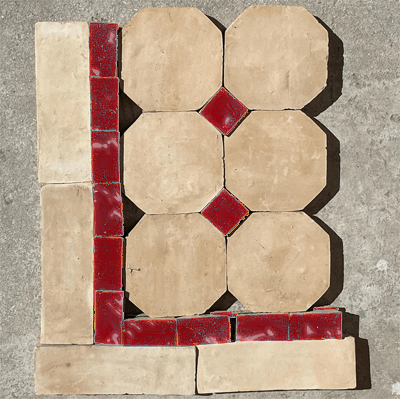 zllige begmat terracotta burgundy flooring