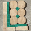 zllige begmat barro cocido suelos color turquesa