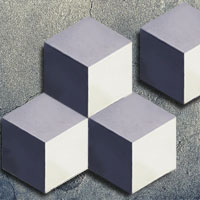Réf : XH20001 Carreau de ciment hexagonale