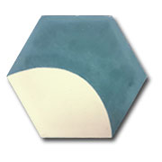 Réf : XH20002 Sol en carreaux de ciment hexagonal Réf : XH20002