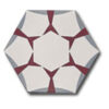 suelo hidráulico hexagonal simple geométrico