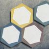 suelo hidráulico hexagonal simple geométrico