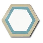 Ref: XH20013 Telha Hidráulica Hexagonal