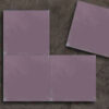 baldosa hidráulica morada lisa fabricación