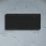 Black encaustic tile skirting