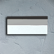 Linear gray cement floor skirting