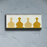 Mosaic Arab yellow skirting board