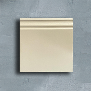 Extra wide beige skirting board