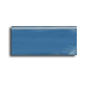 Rodapé de ladrilho de cimento azul
