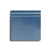 Extra wide blue skirting board