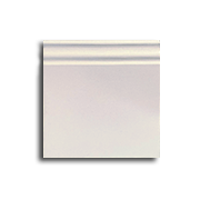 Extra wide white skirting board
