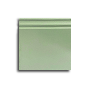 Extra wide green skirting board