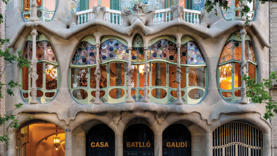 Mosaïques Antoni Gaudi Barcelone