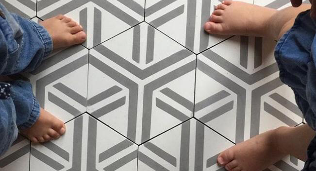 decorate with Encaustic tiles