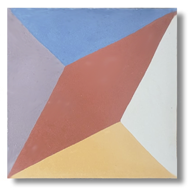 colorful modern Encaustic tile