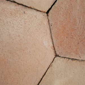 Hexagonal Fired Clay Tiles