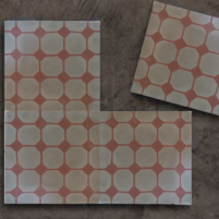 Baldosas hidráulicas | Suelo hidráulico | Crafted Tiles Baldosa Hidraulica Stock Ref: Sq20187-1